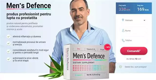 Men’s Defence cumpara in Bacau: Cum sa-ti protejezi sanatatea masculina in mod efficace