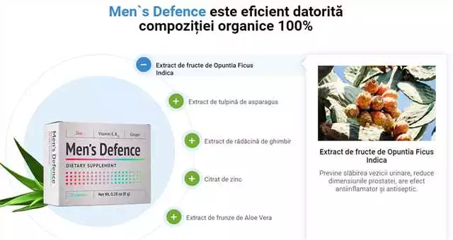 Men’s Defence preturi în Piatra Neamț – cele mai bune oferte pentru sănătatea masculină | Magazin Online